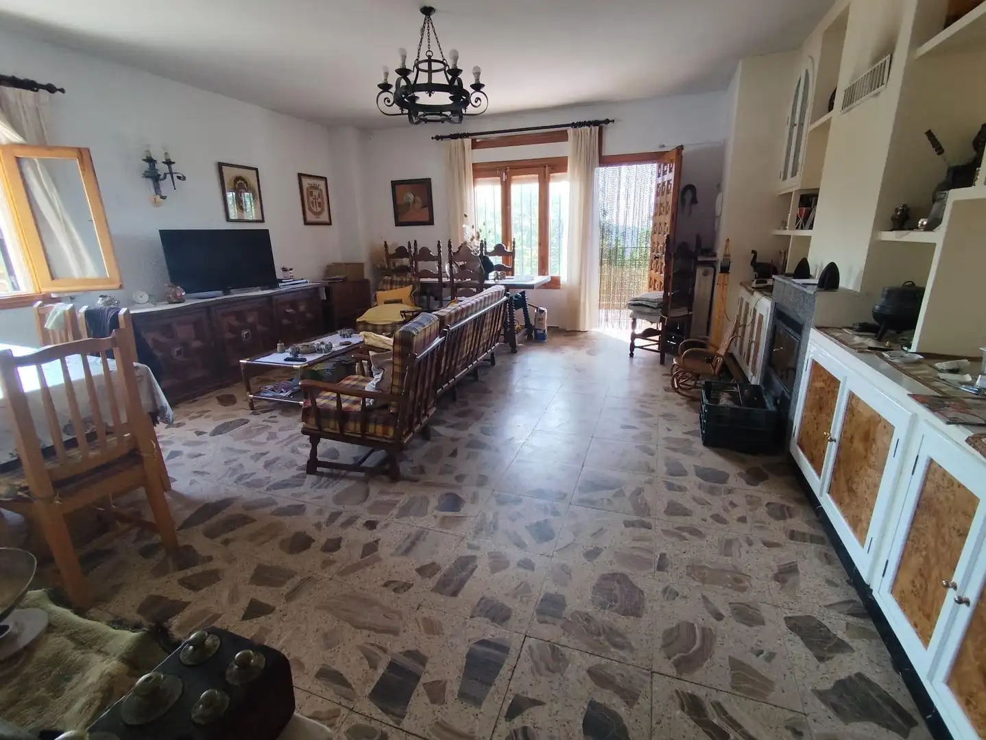 Sala de estar de Casa o chalet en venta en Cercedilla con Calefacción, Jardín privado y Terraza
