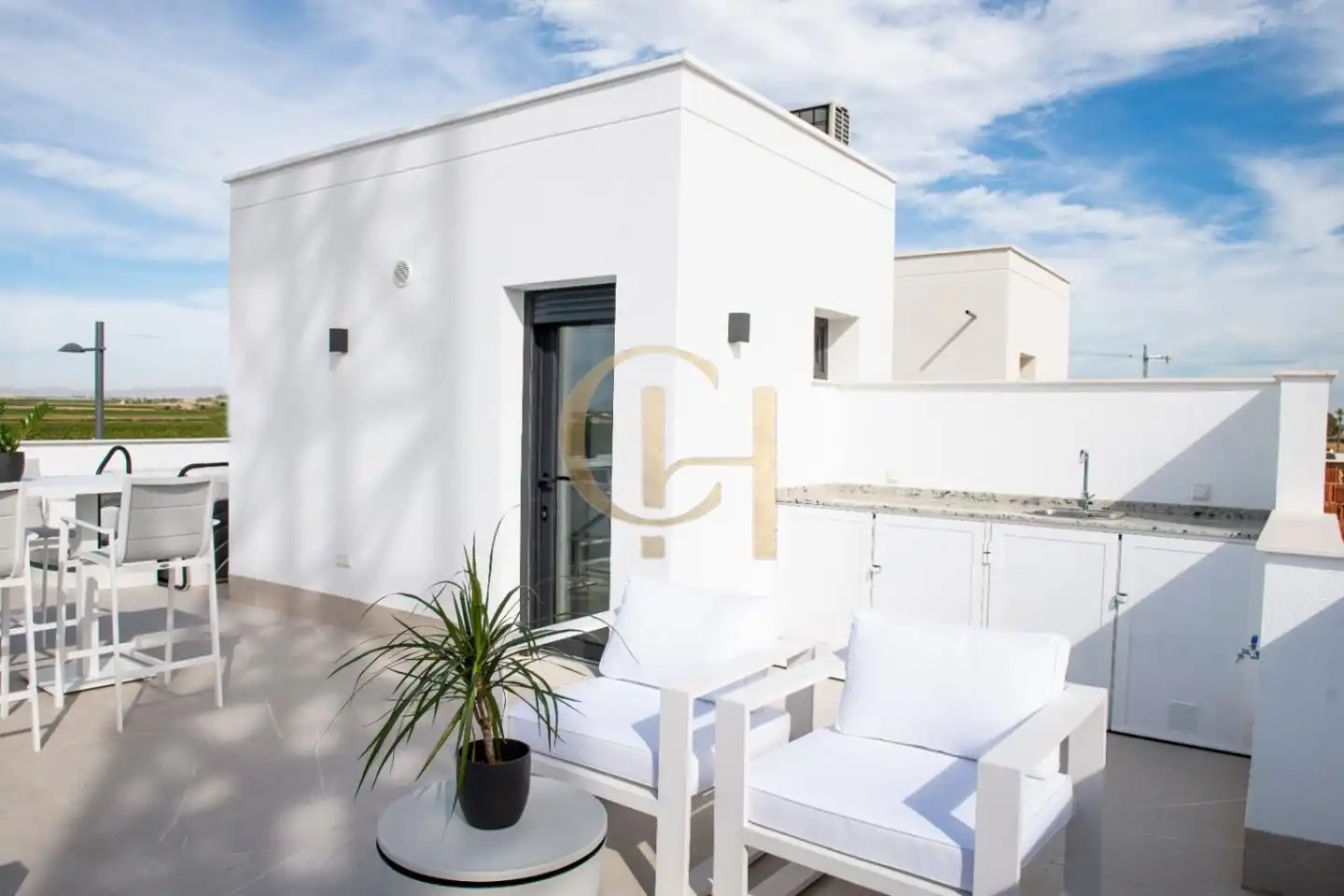 Terraza de Casa o chalet en venta en Los Alcázares con Calefacción, Terraza y Piscina