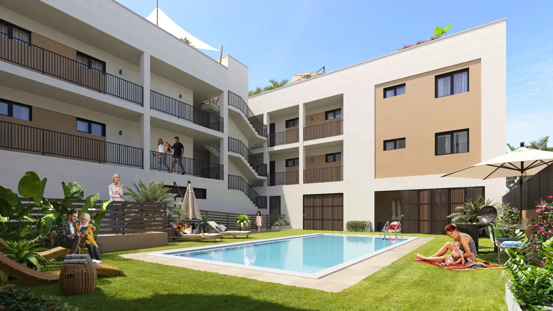 Piscina de Pis en venda en La Selva del Camp amb Jardí privat i Piscina comunitària