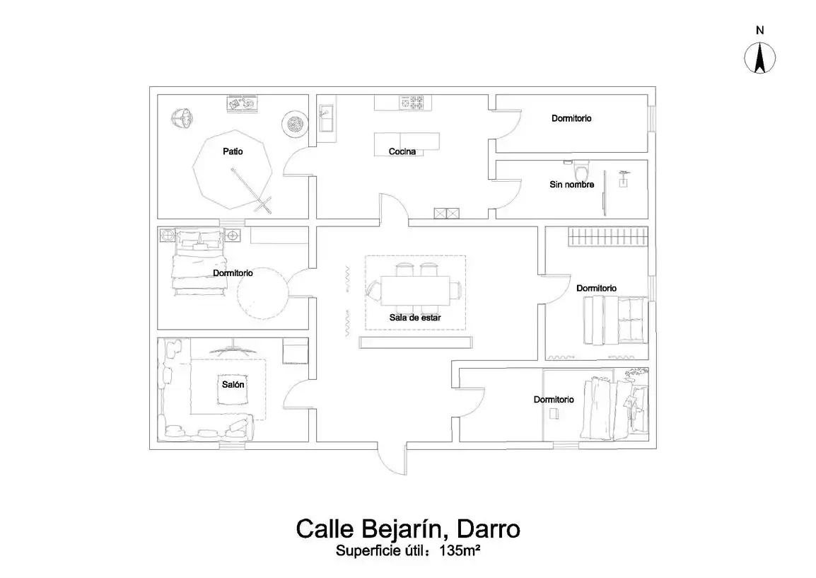 Casa adosada en venta en Darro