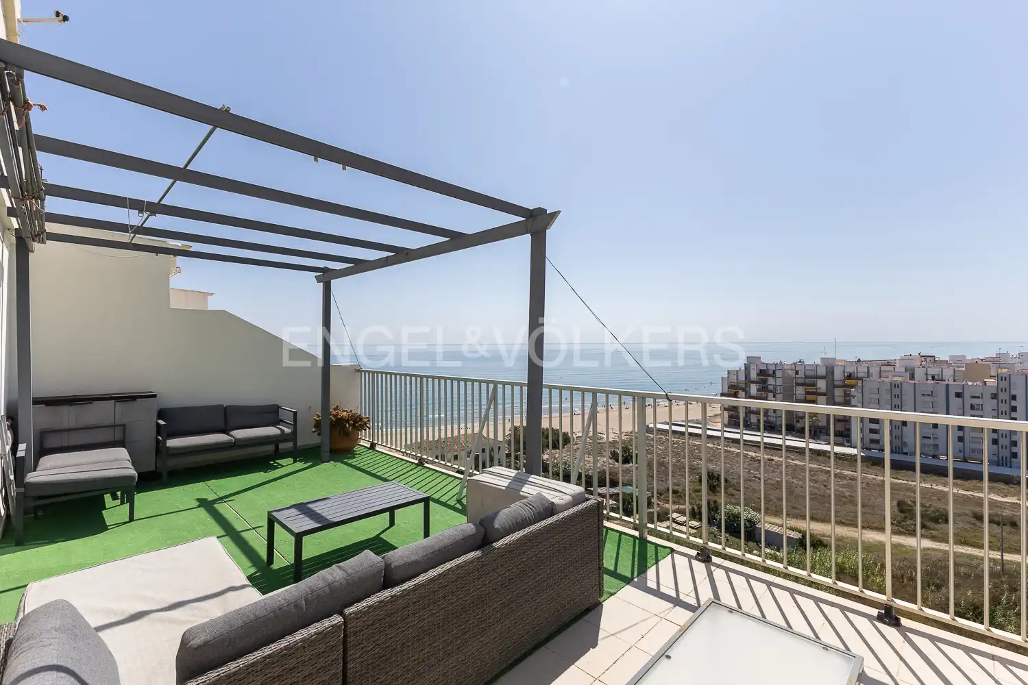 Terrasse von Dachboden zum Verkauf in Valencia mit Heizung, Privatgarten und Terrasse