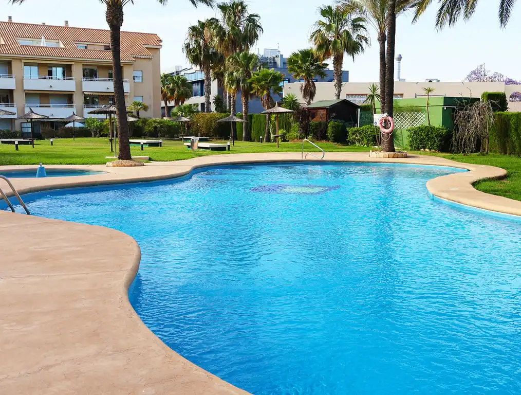 Swimming pool of Attic for sale in Jávea / Xàbia  with Air Conditioner, Private garden and Storage room