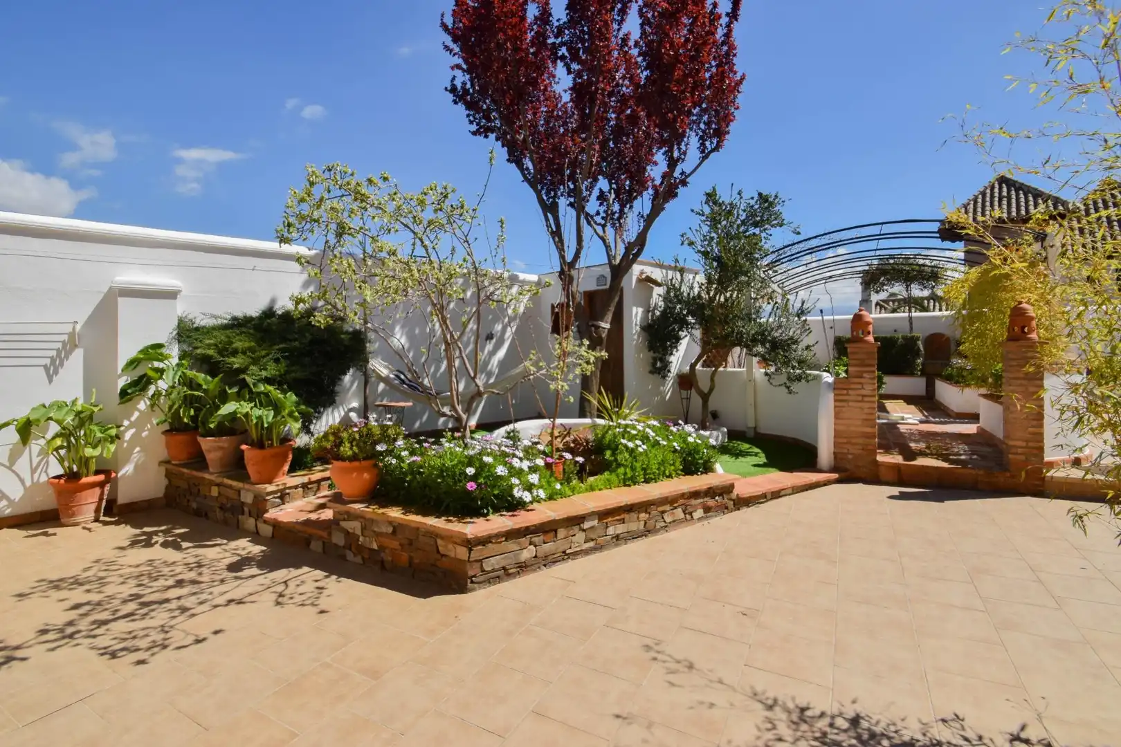 Terrassa de Casa o xalet en venda en Las Gabias amb Aire condicionat, Calefacció i Jardí privat