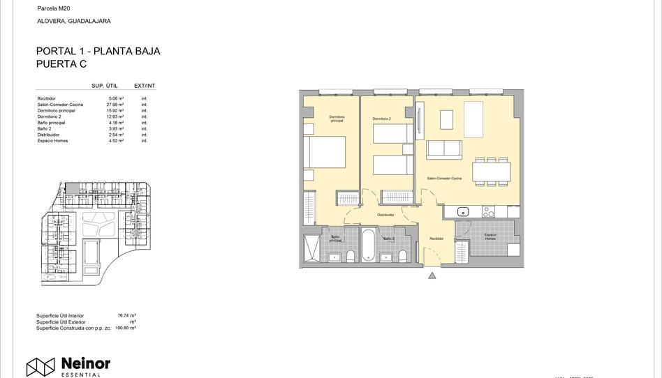 Photo 1 from new construction home in Flat for sale in    Avenida Castilla, Alovera, Guadalajara