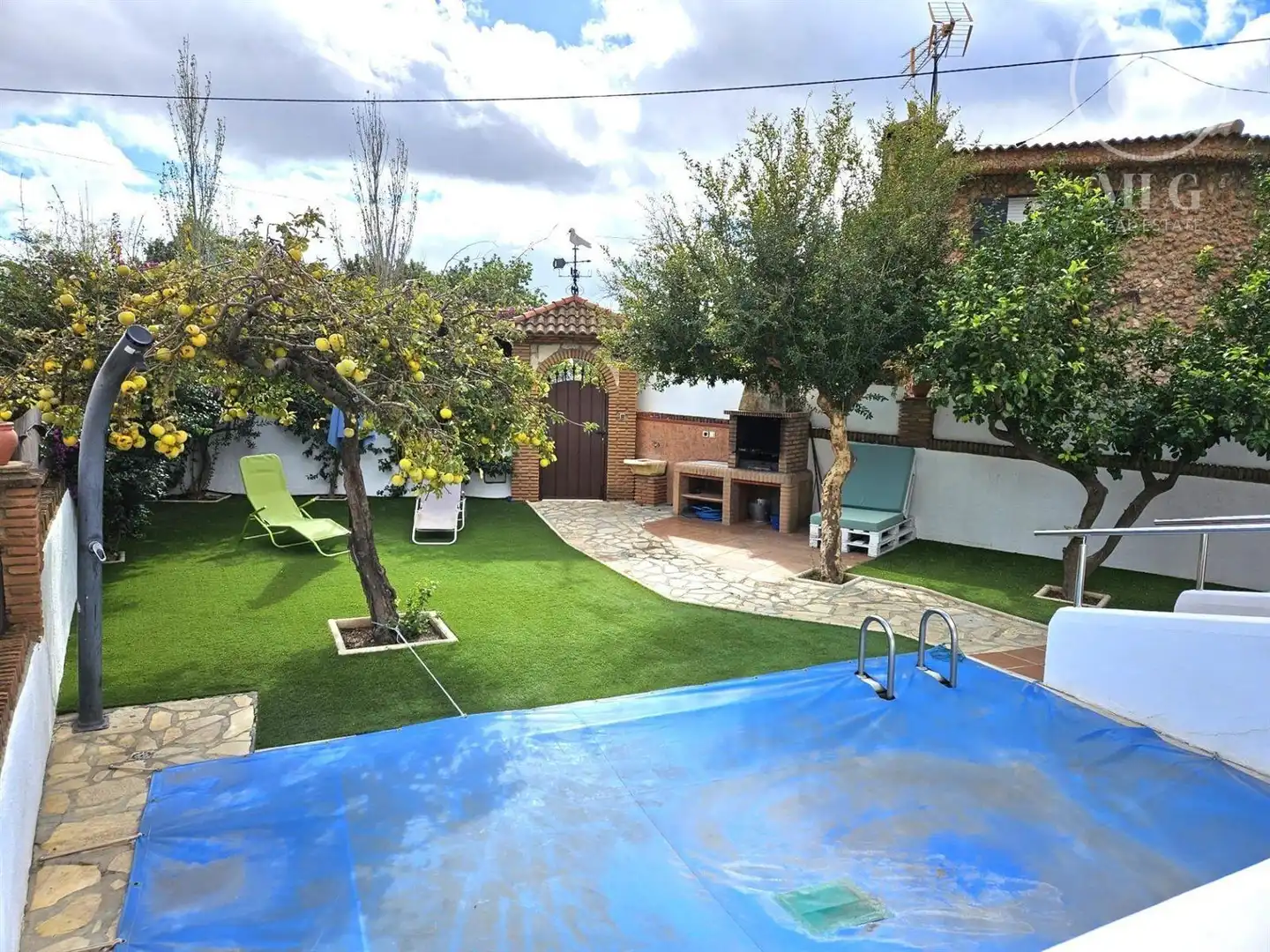 Jardín de Casa o chalet en venta en Alfarnatejo con Calefacción, Terraza y Trastero