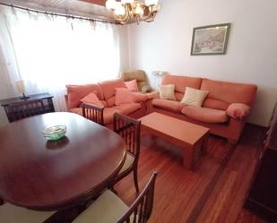 Living room of Flat for sale in Pontevedra Capital   with Heating, Parquet flooring and Storage room