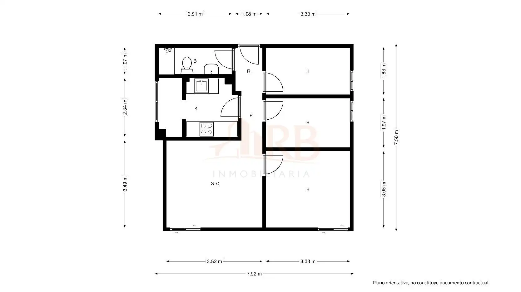 Piso en venta en Plaza PADRE POVEDA, 1, Passeig Maragall