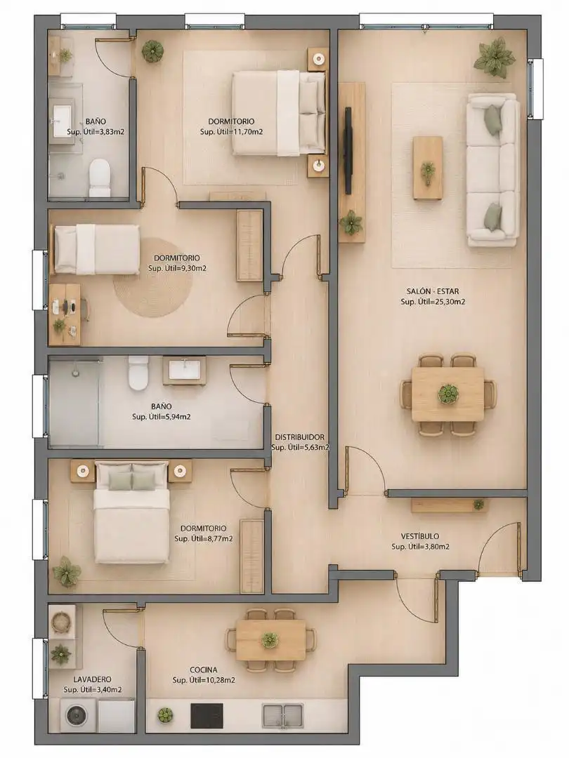 Piso en venta en Nueva Alcalá