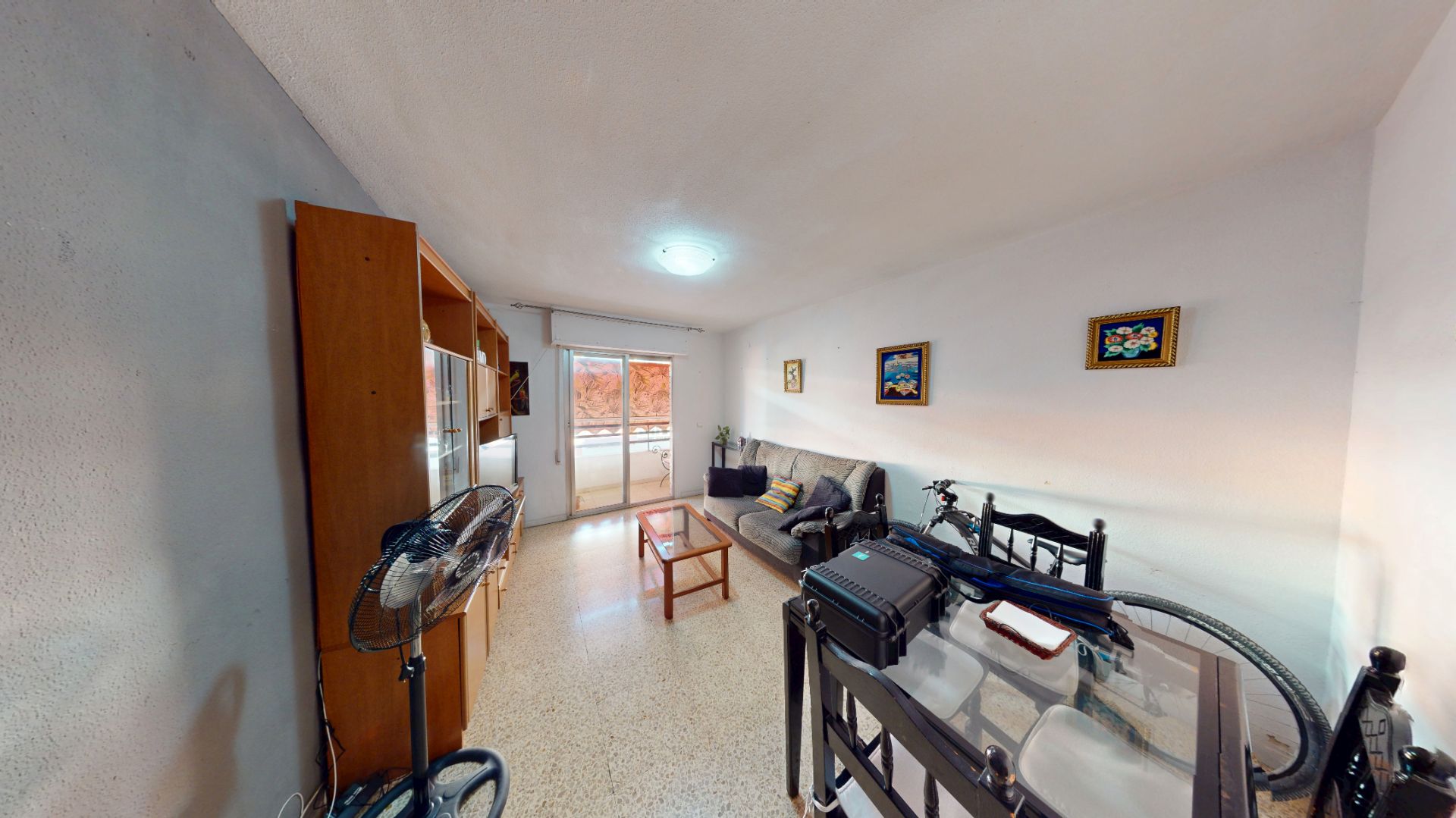 Living room of Flat for sale in Alicante / Alacant  with Air Conditioner, Heating and Private garden