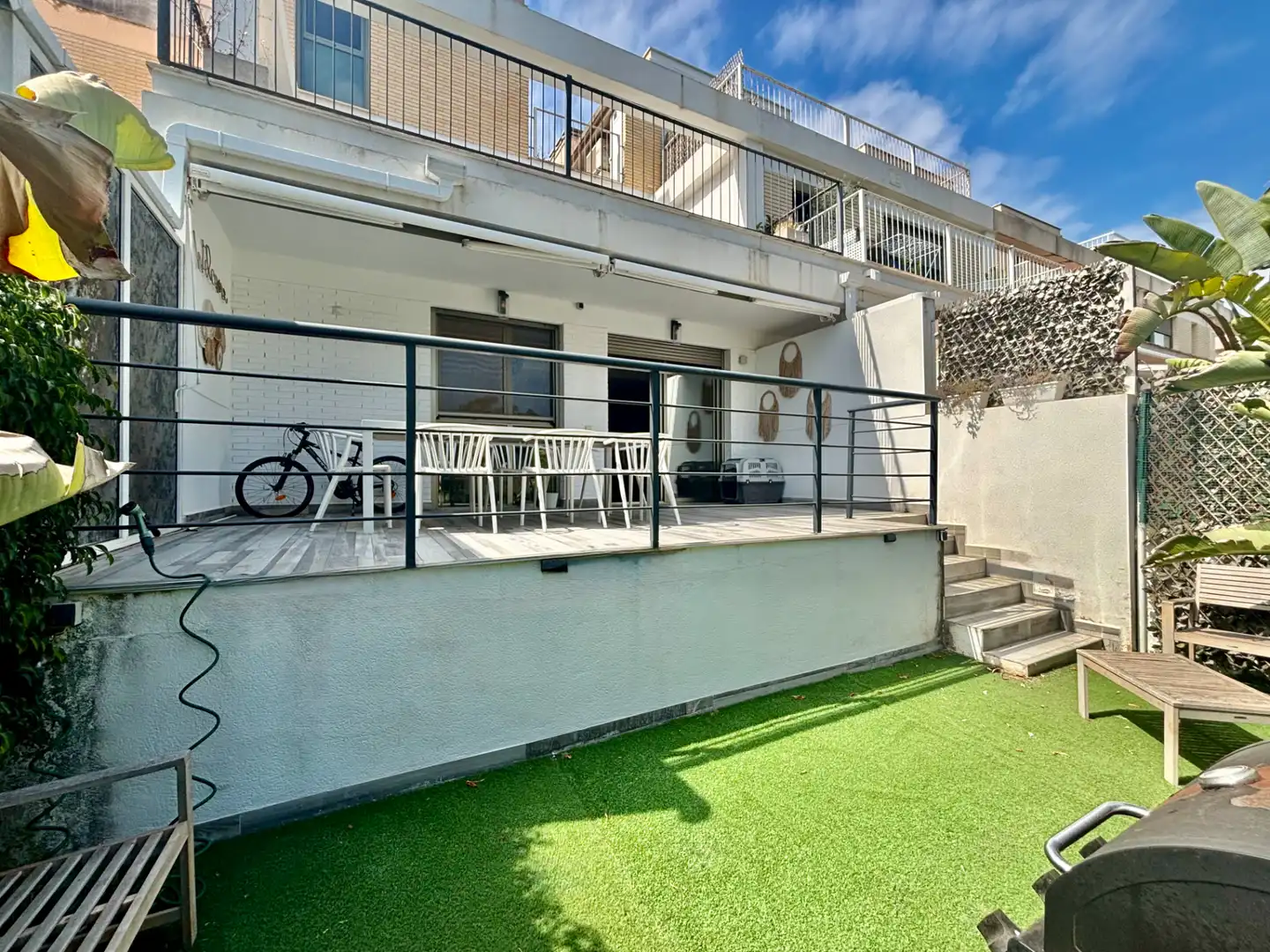 Terrace of Detached homes for sale in Alicante / Alacant  with Air Conditioner, Heating and Private garden