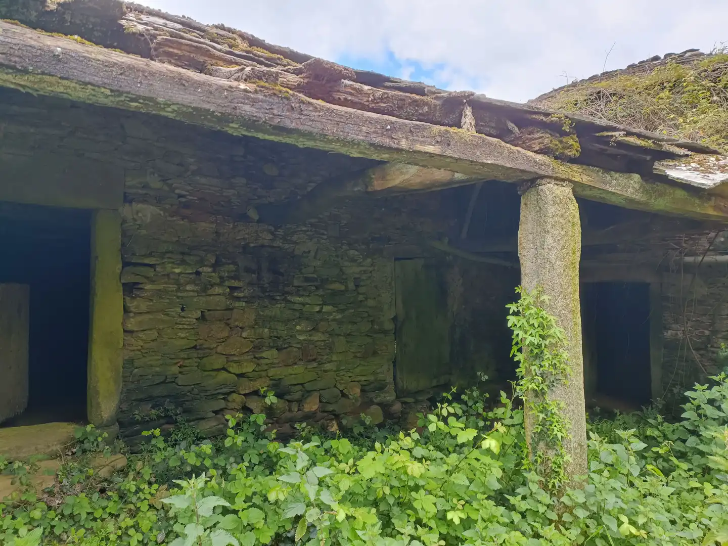 Vista exterior de Casa o xalet en venda en Aranga amb Jardí privat i Traster