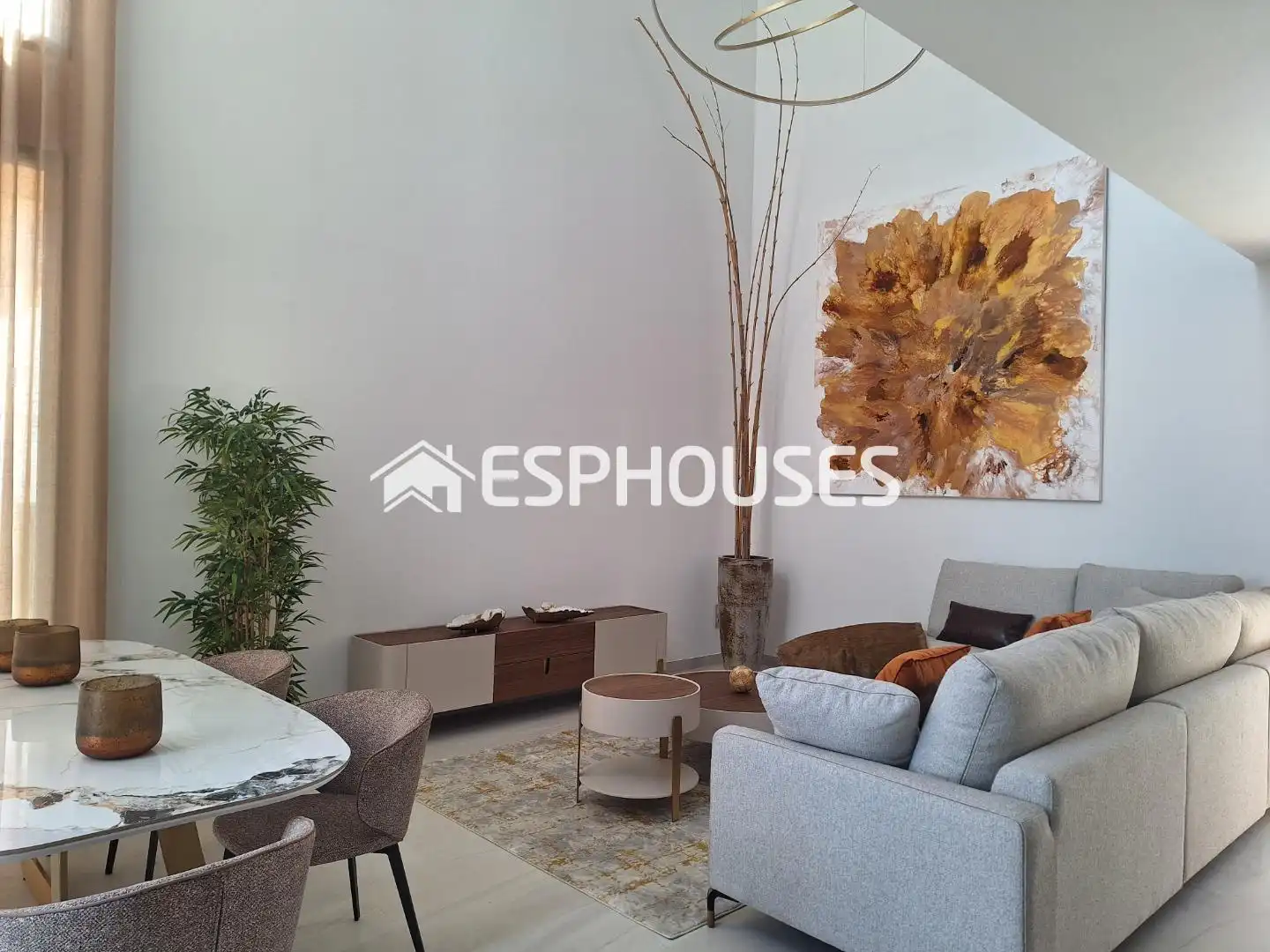Living room of Houses for sale in Finestrat  with Air Conditioner, Terrace and Swimming Pool