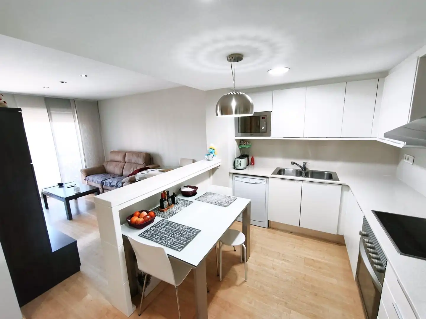 Kitchen of Flat for sale in Sabadell  with Air Conditioner, Parquet flooring and Balcony