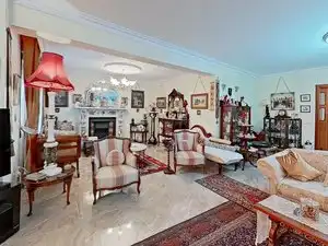 Living room of Houses for sale in El Escorial  with Heating, Private garden and Parquet flooring