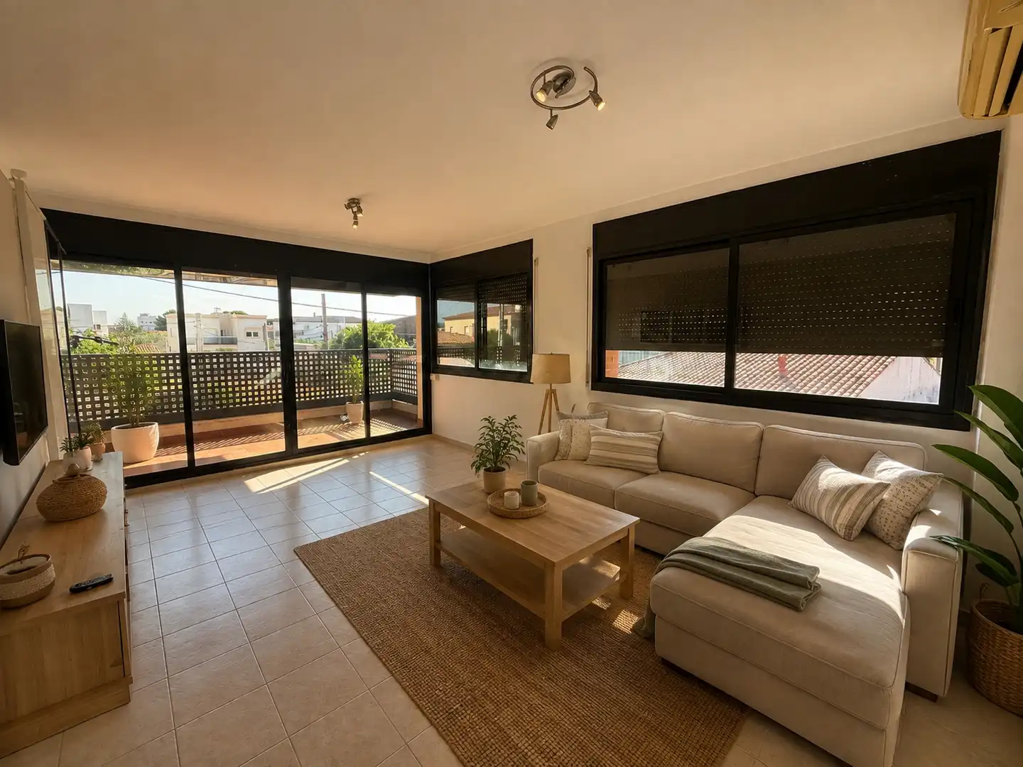 Living room of Flat for sale in Mont-roig del Camp  with Air Conditioner, Heating and Terrace