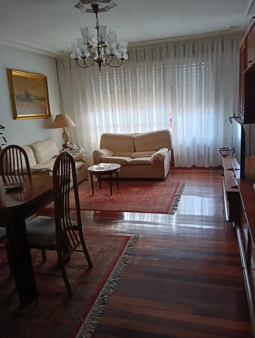 Sala d'estar de Pis en venda en Bilbao  amb Calefacció i Terrassa