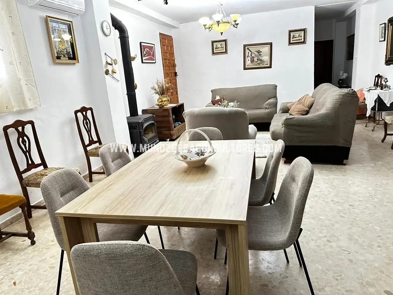 Dining room of Houses for rent in Lucena  with Private garden, Terrace and Swimming Pool