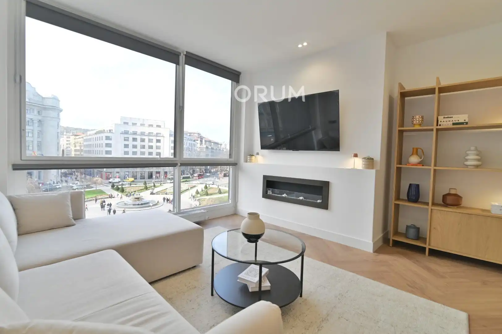 Sala d'estar de Pis en venda en Bilbao 