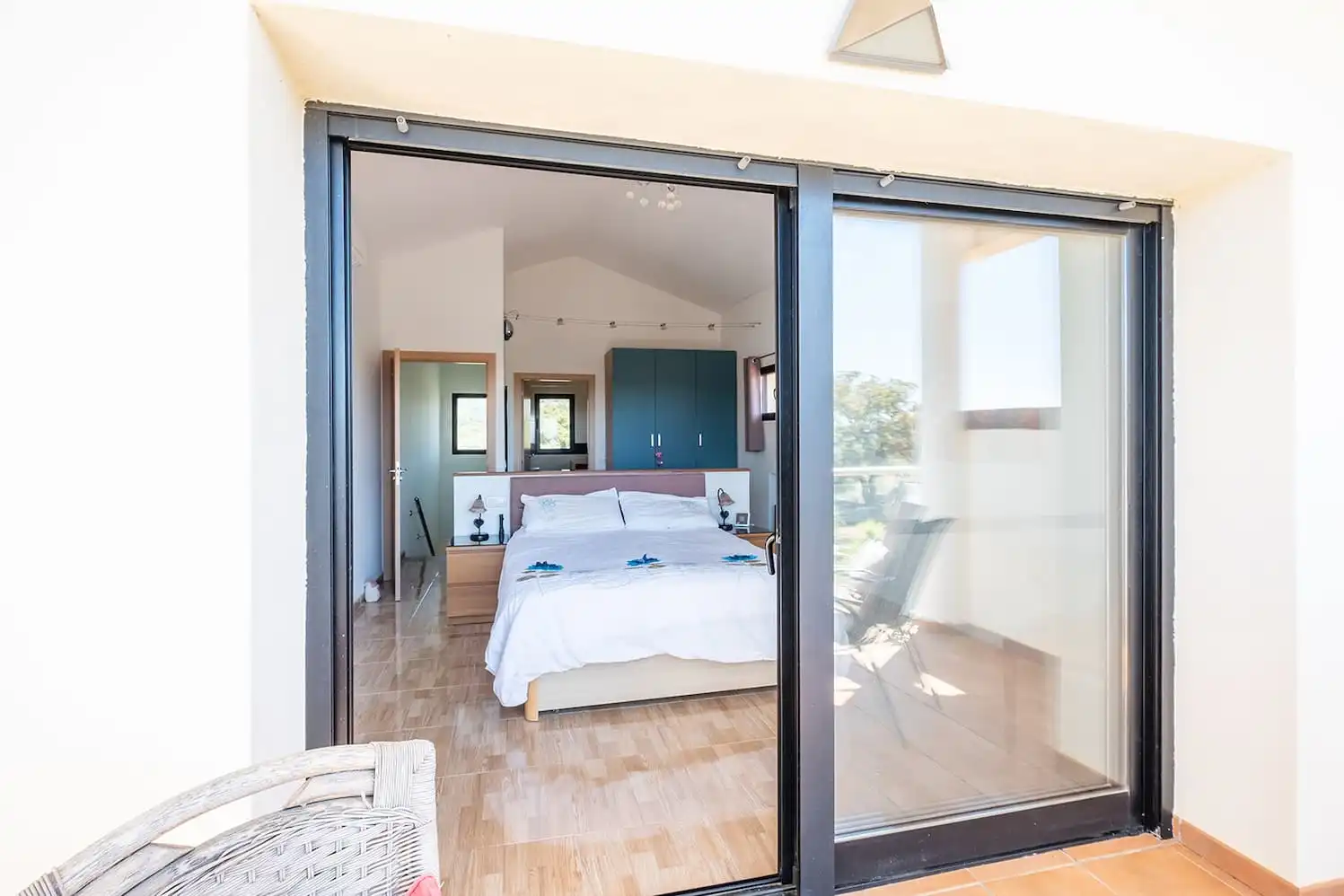 Habitación de Finca rústica en venta en Montánchez con Aire acondicionado, Calefacción y Jardín privado