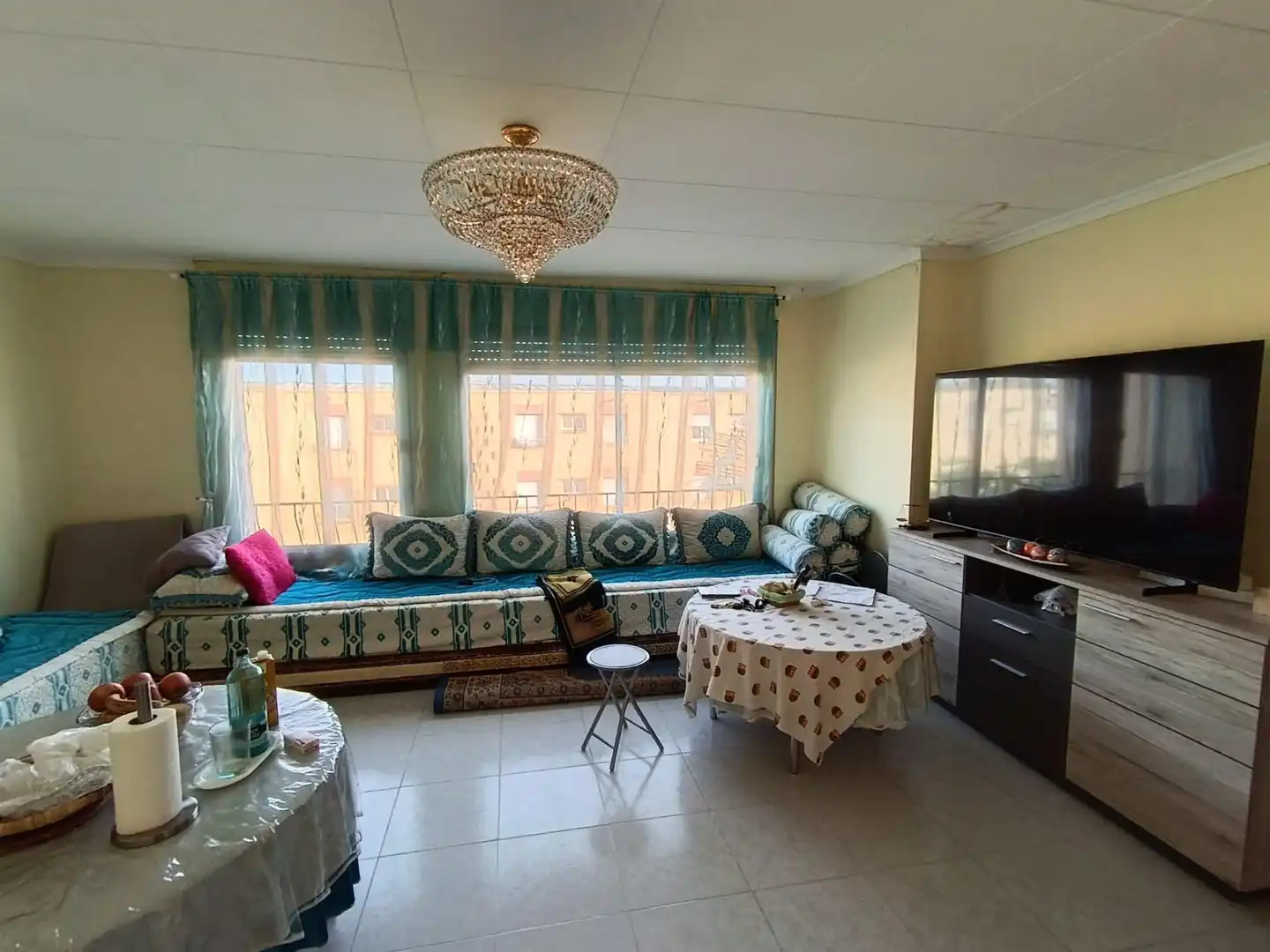 Wohnzimmer von Wohnung zum Verkauf in Sabadell mit Heizung