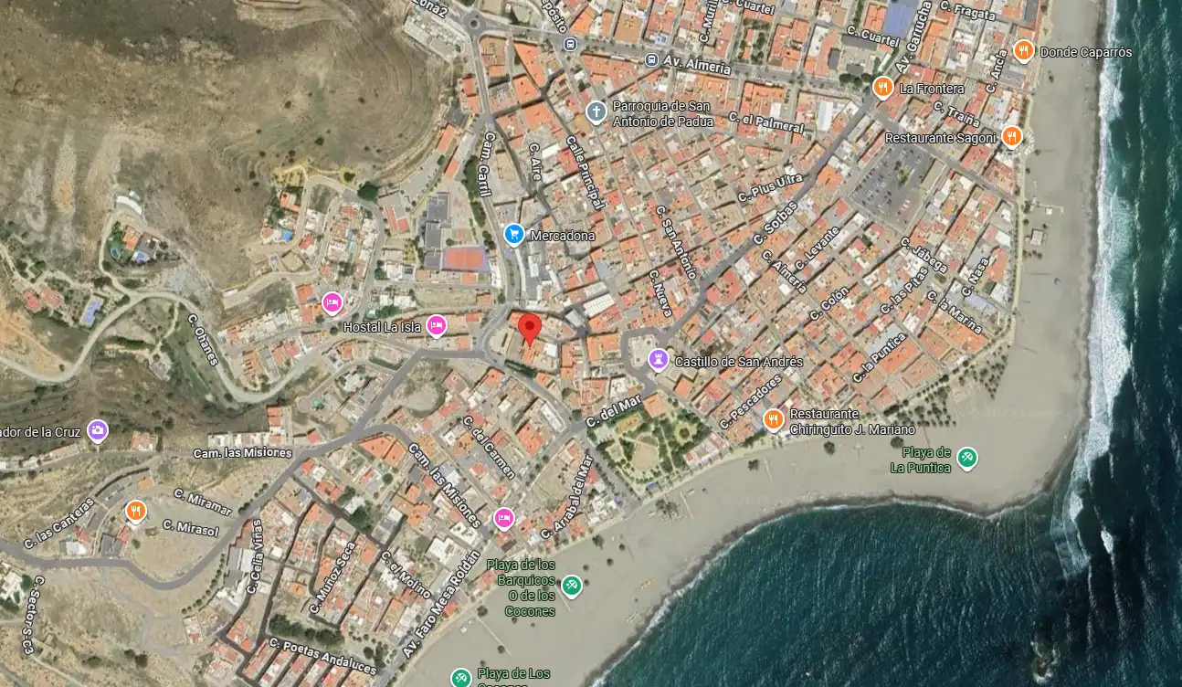 Vista exterior de Piso en venta en Carboneras