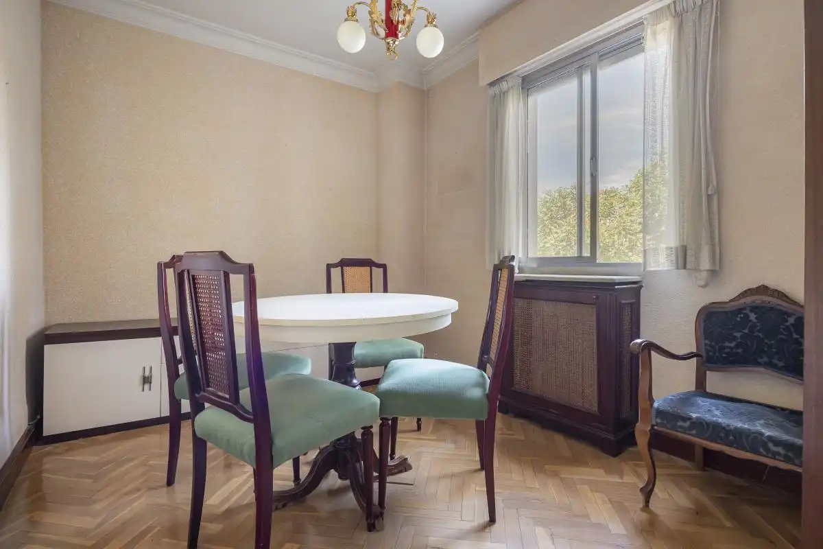 Comedor de Piso en venta en Madrid con Calefacción, Jardín privado y Terraza