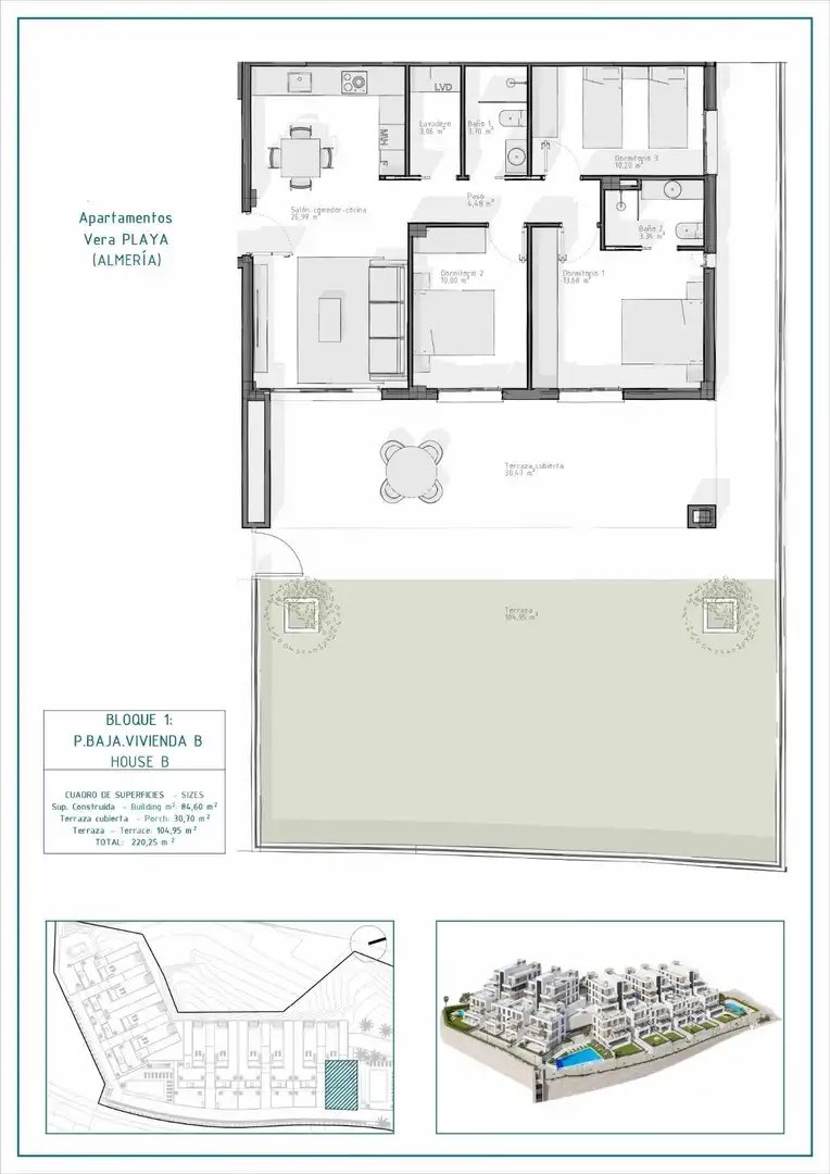 Apartament amb piscina en venda a Las Salinas, imagen 10
