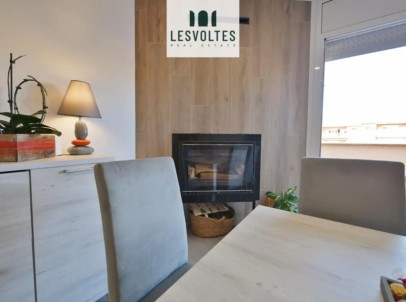 Sala de estar de Piso en venta en Palafrugell con Aire acondicionado, Calefacción y Parquet