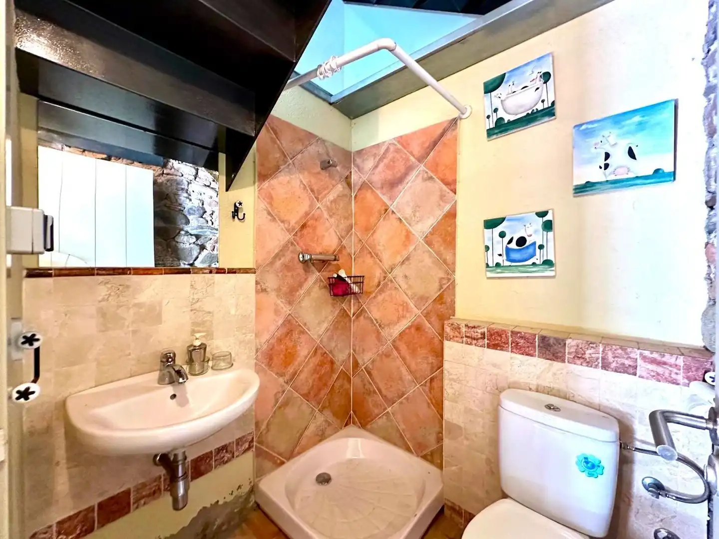 Badezimmer von Haus oder Chalet zum Verkauf in Granollers mit Klimaanlage, Privatgarten und Terrasse