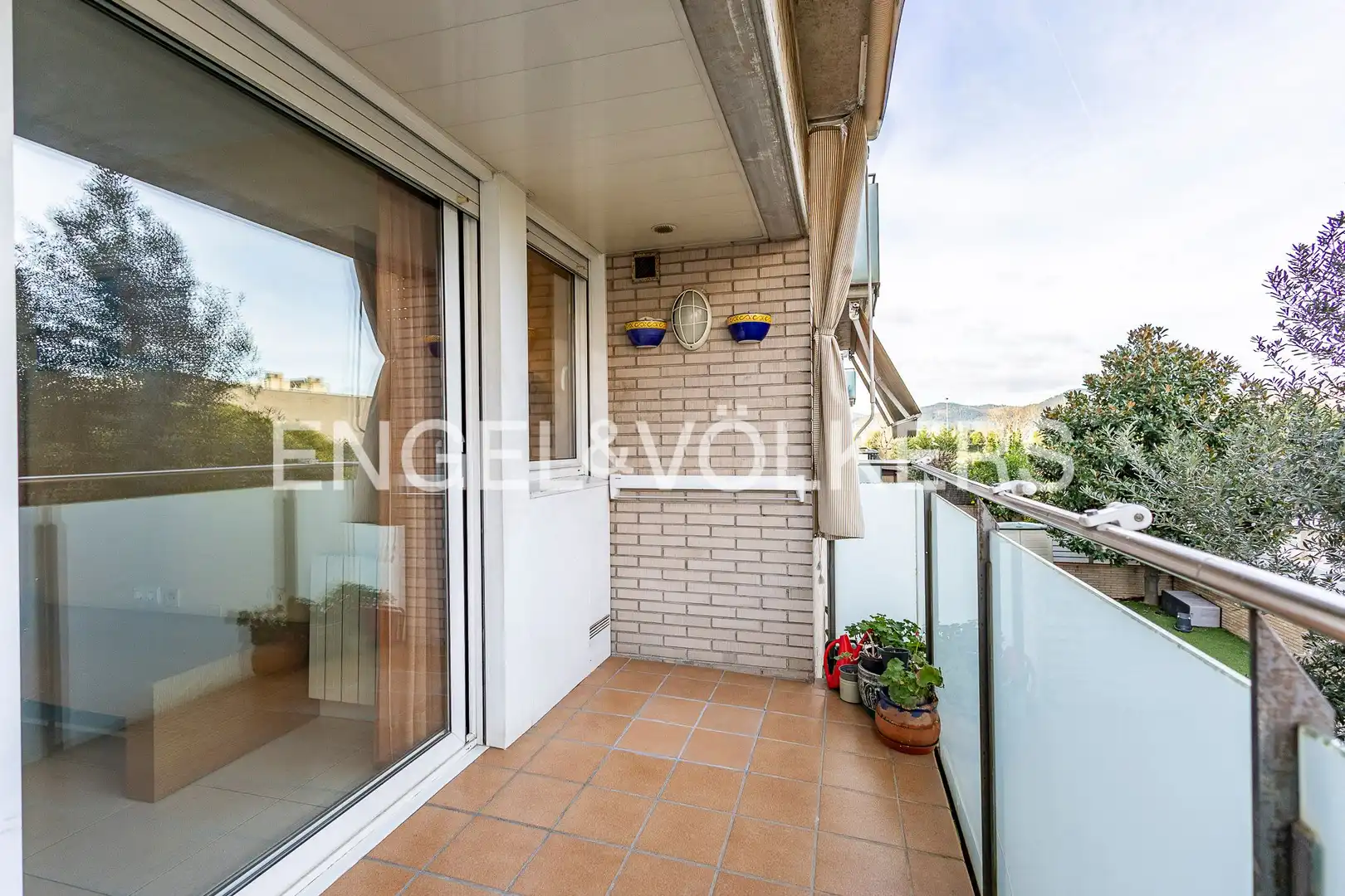 Balcony of Flat for sale in Sant Joan Despí  with Air Conditioner, Heating and Terrace