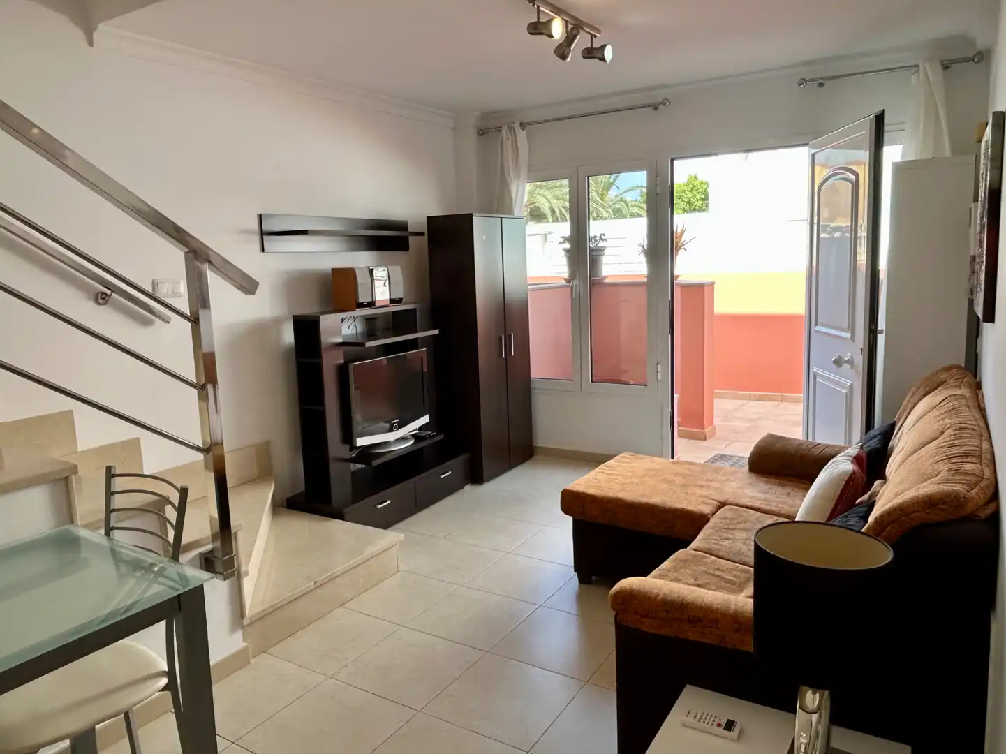 Sala de estar de Casa o chalet en venta en Antigua con Aire acondicionado, Terraza y Amueblado