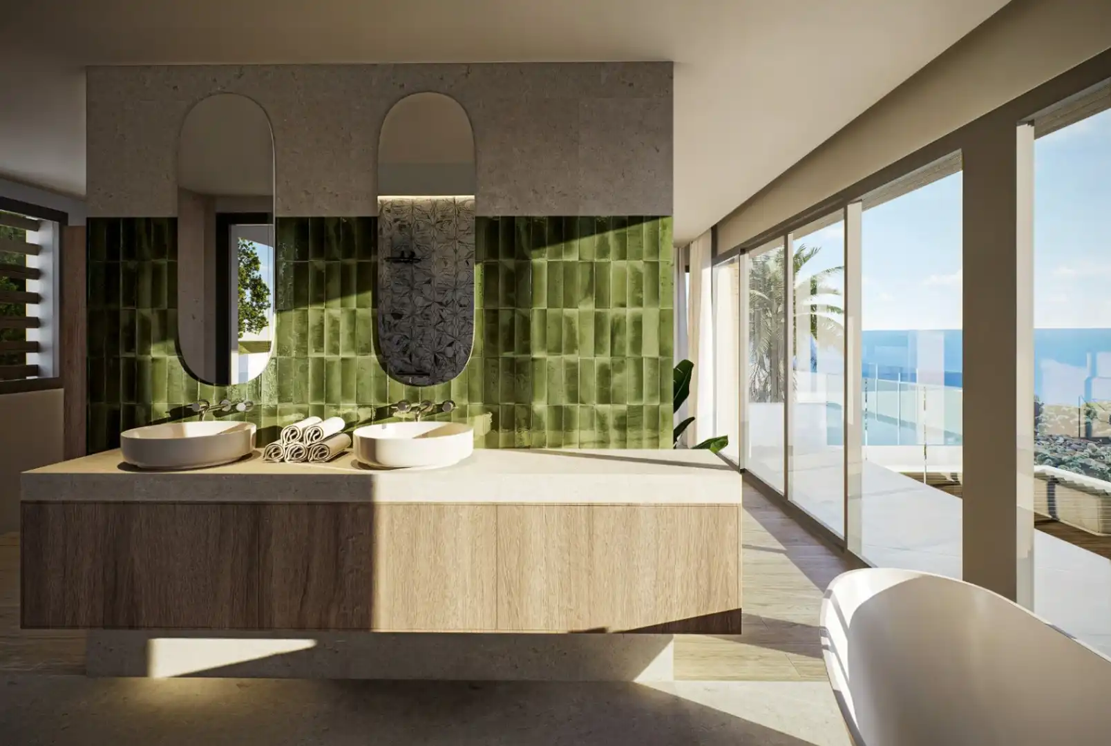 Bathroom of Houses for sale in Altea  with Air Conditioner, Private garden and Terrace