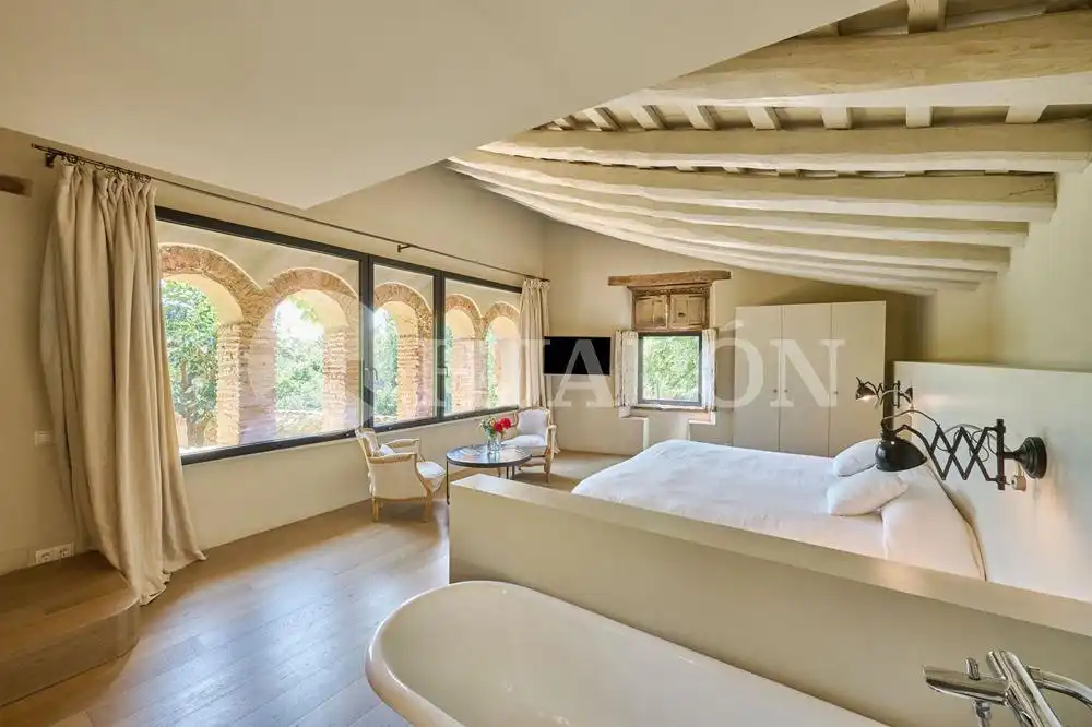 Schlafzimmer von Haus oder Chalet zum Verkauf in Alella mit Klimaanlage, Heizung und Privatgarten