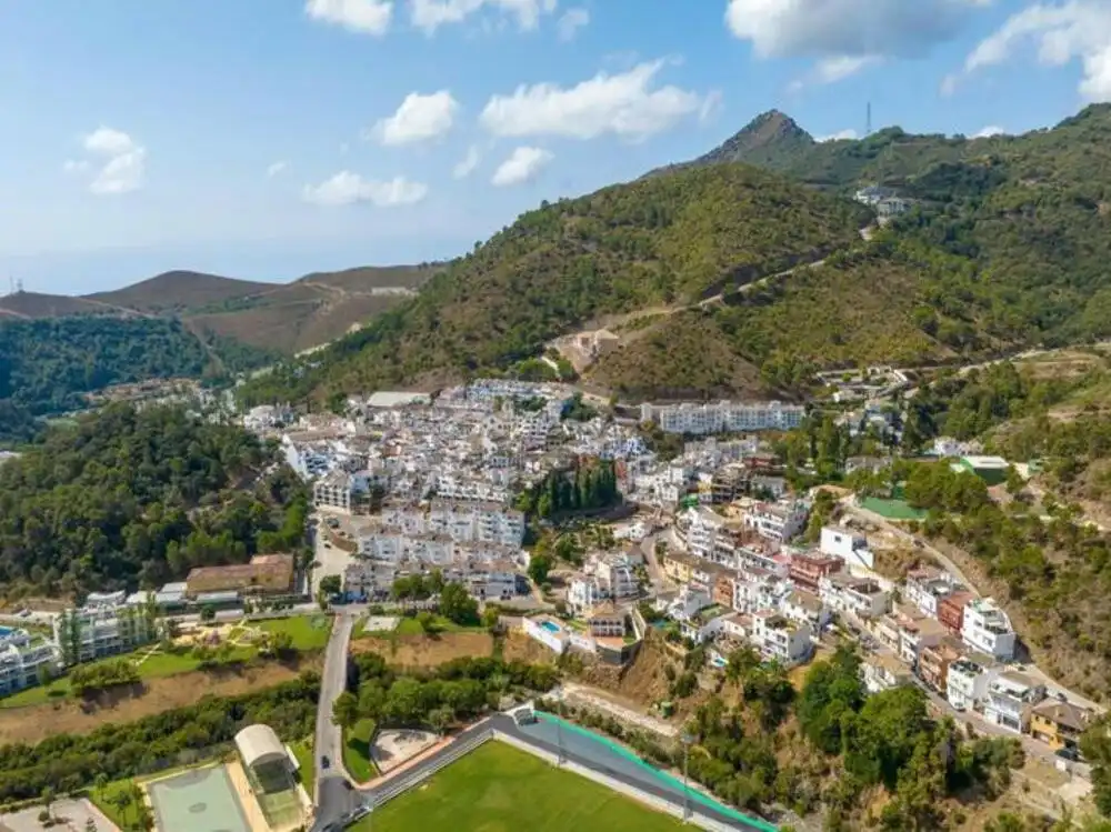 Exterior view of Houses for rent in Estepona  with Air Conditioner, Heating and Private garden
