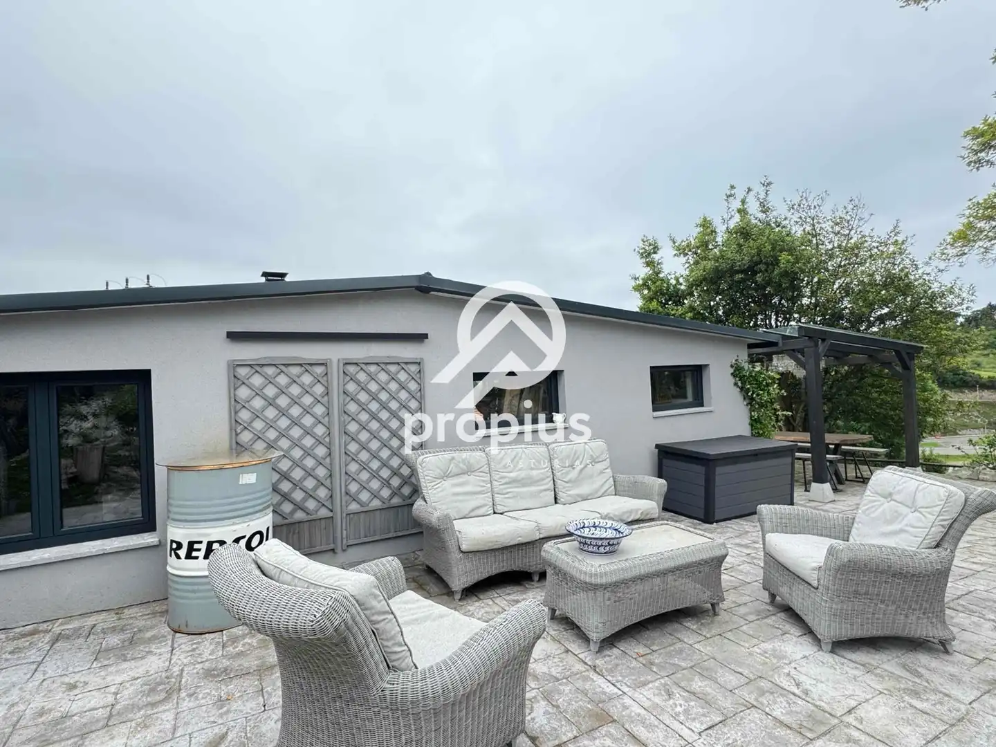 Terraza de Casa o chalet en venta en Ribadesella con Calefacción, Jardín privado y Terraza