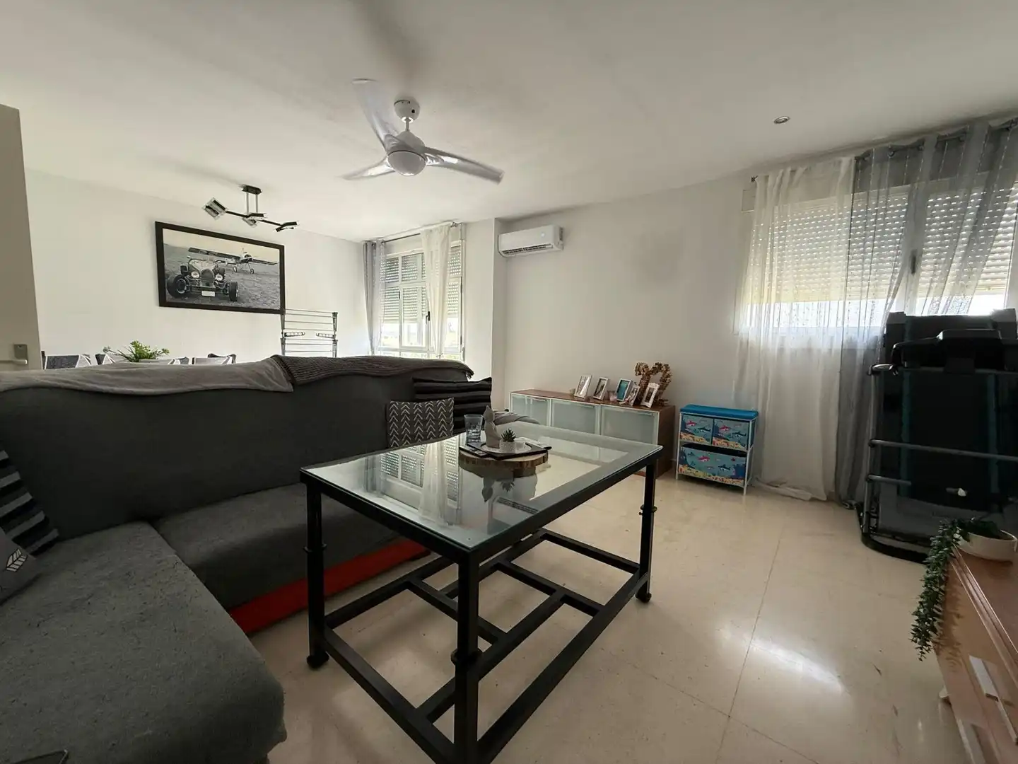 Sala de estar de Piso en venta en Badajoz con Aire acondicionado y Alarma