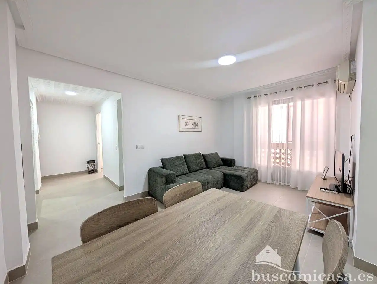 Living room of Flat for rent in Linares  with Air Conditioner, Furnished and Balcony