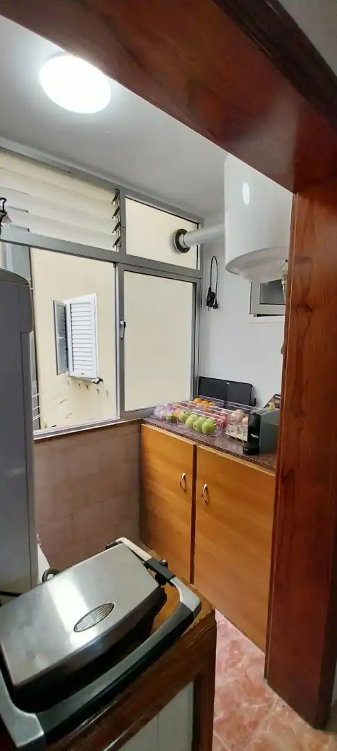 Kitchen of Flat for share in Las Palmas de Gran Canaria  with Furnished, Oven and Washing machine