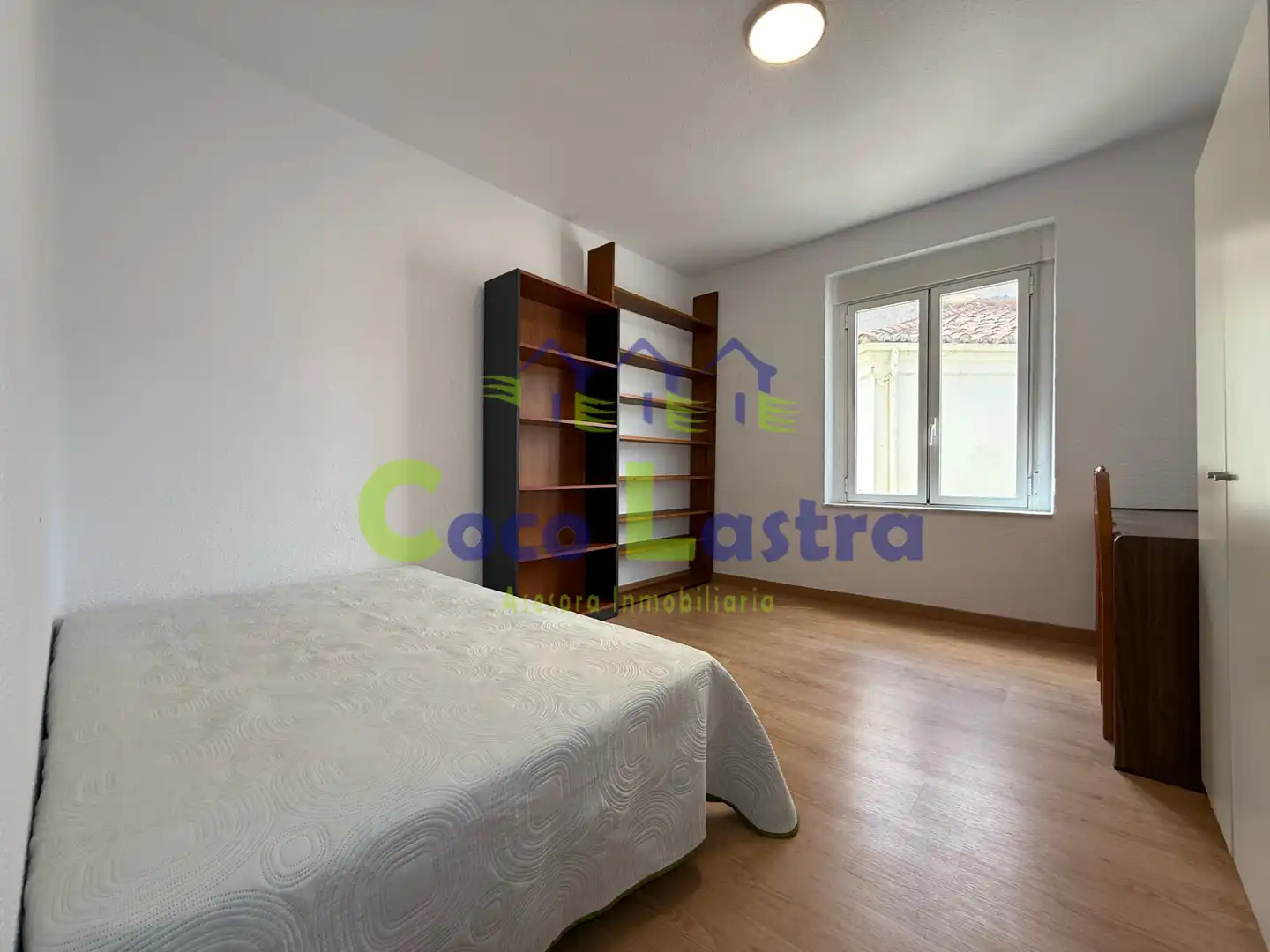Schlafzimmer von Wohnung zur Miete in Salamanca mit Heizung, Privatgarten und Parkett
