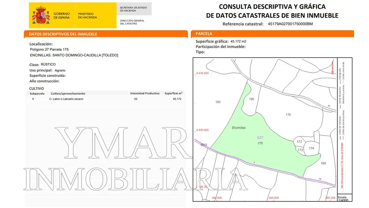 Rural land for sale in Santo Domingo-Caudilla, imagen 2