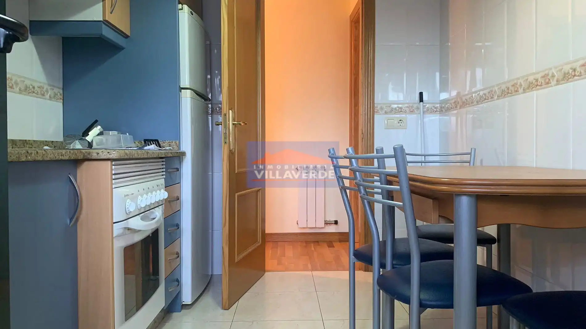 Kitchen of Flat for rent in Cangas   with Furnished, TV and Balcony