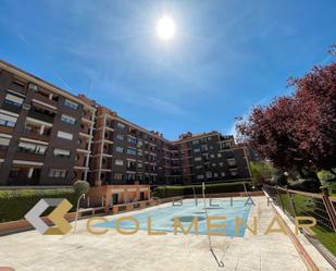 Exterior view of Flat to rent in Tres Cantos  with Heating, Terrace and Community pool
