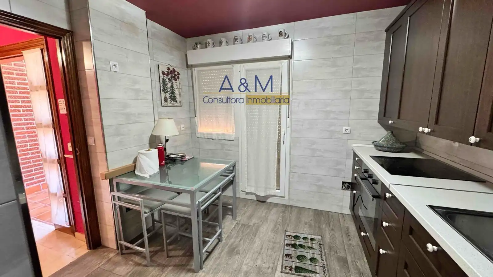 Cocina de Casa adosada en venta en Cistérniga con Calefacción, Jardín privado y Terraza