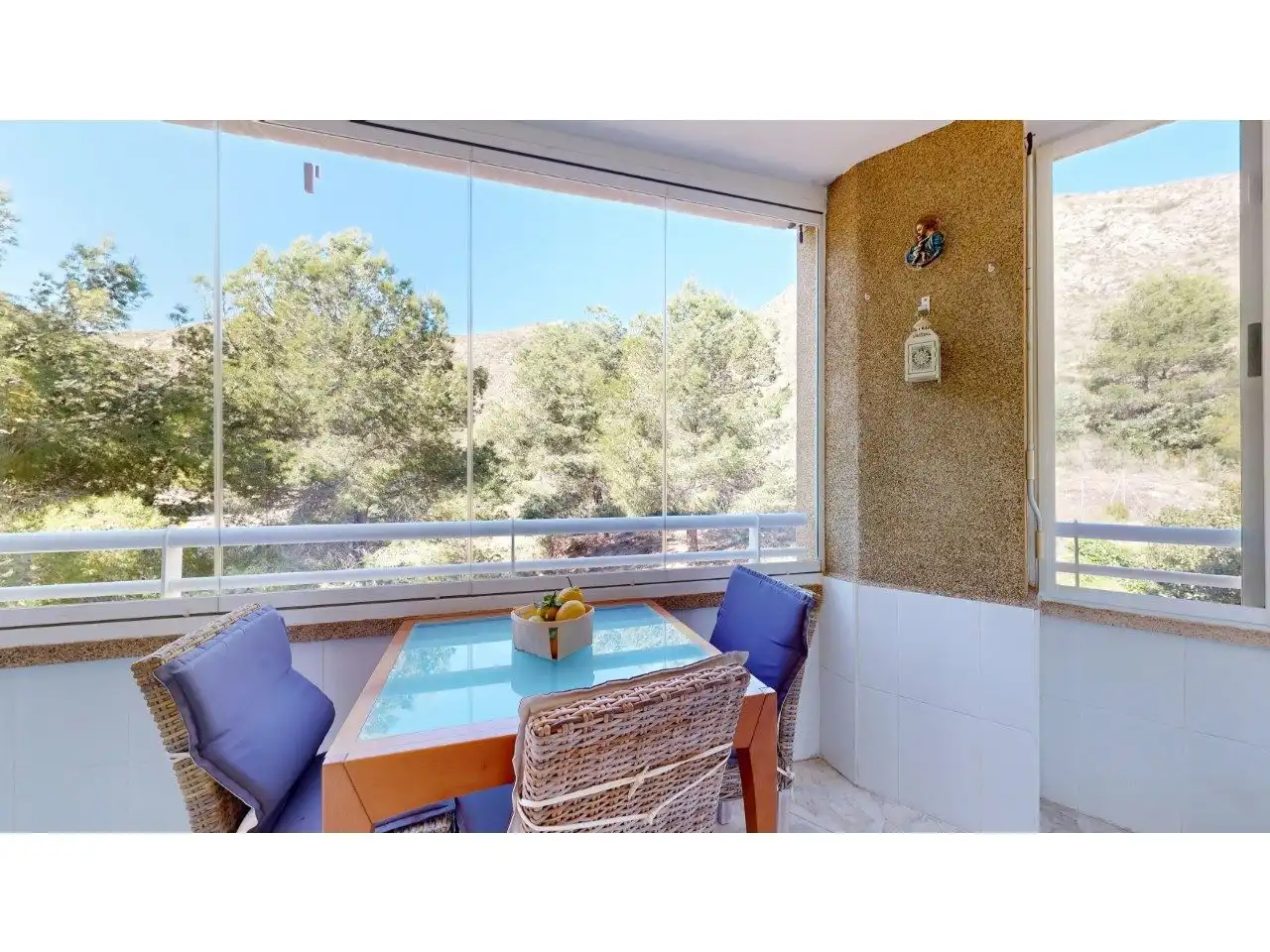 Balcony of Flat for sale in Cullera  with Air Conditioner, Private garden and Terrace