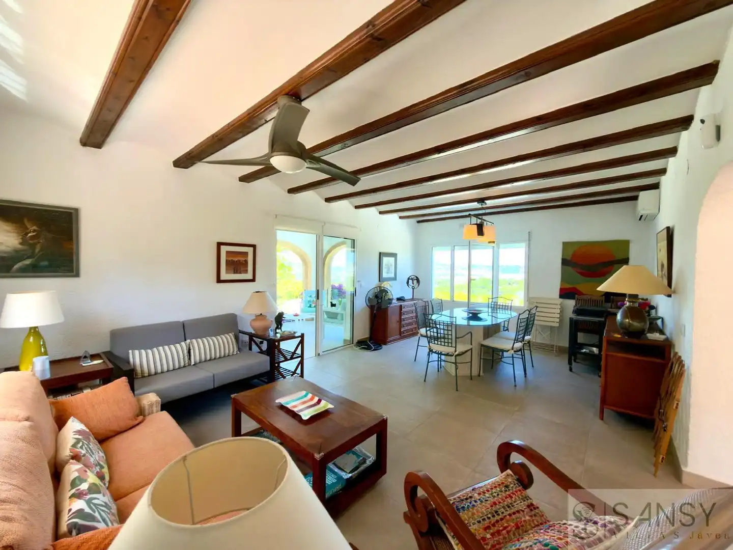 Sala d'estar de Casa o xalet en venda en Jávea / Xàbia amb Aire condicionat, Calefacció i Traster