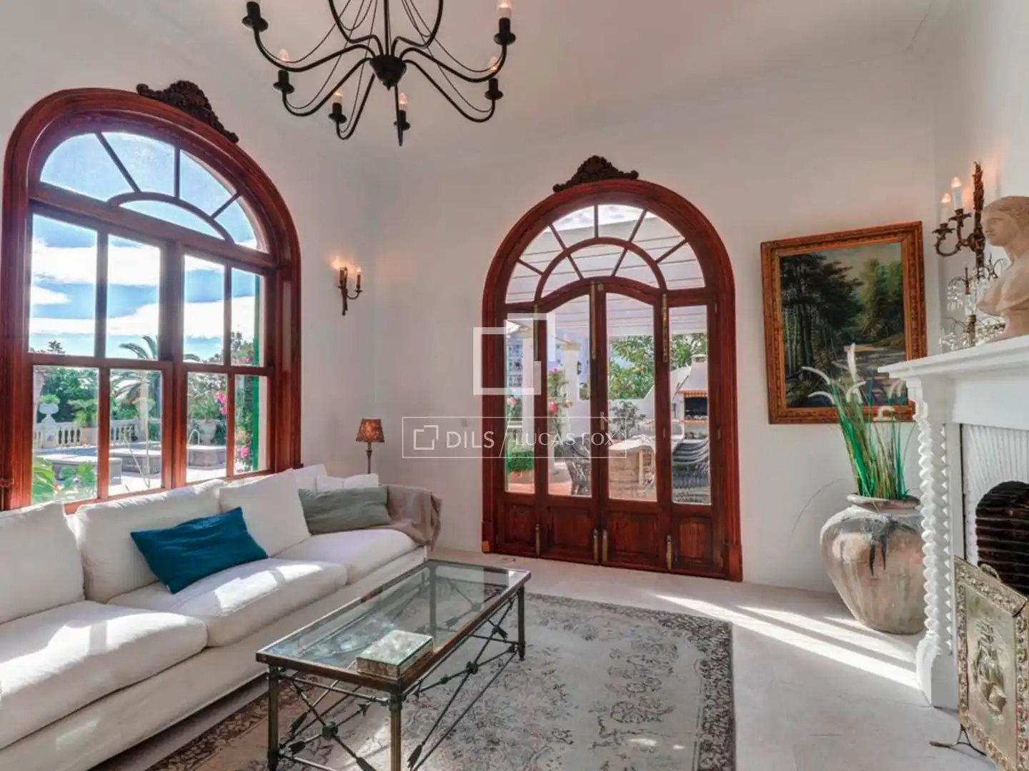 Living room of Houses for rent in  Palma de Mallorca  with Air Conditioner, Heating and Private garden