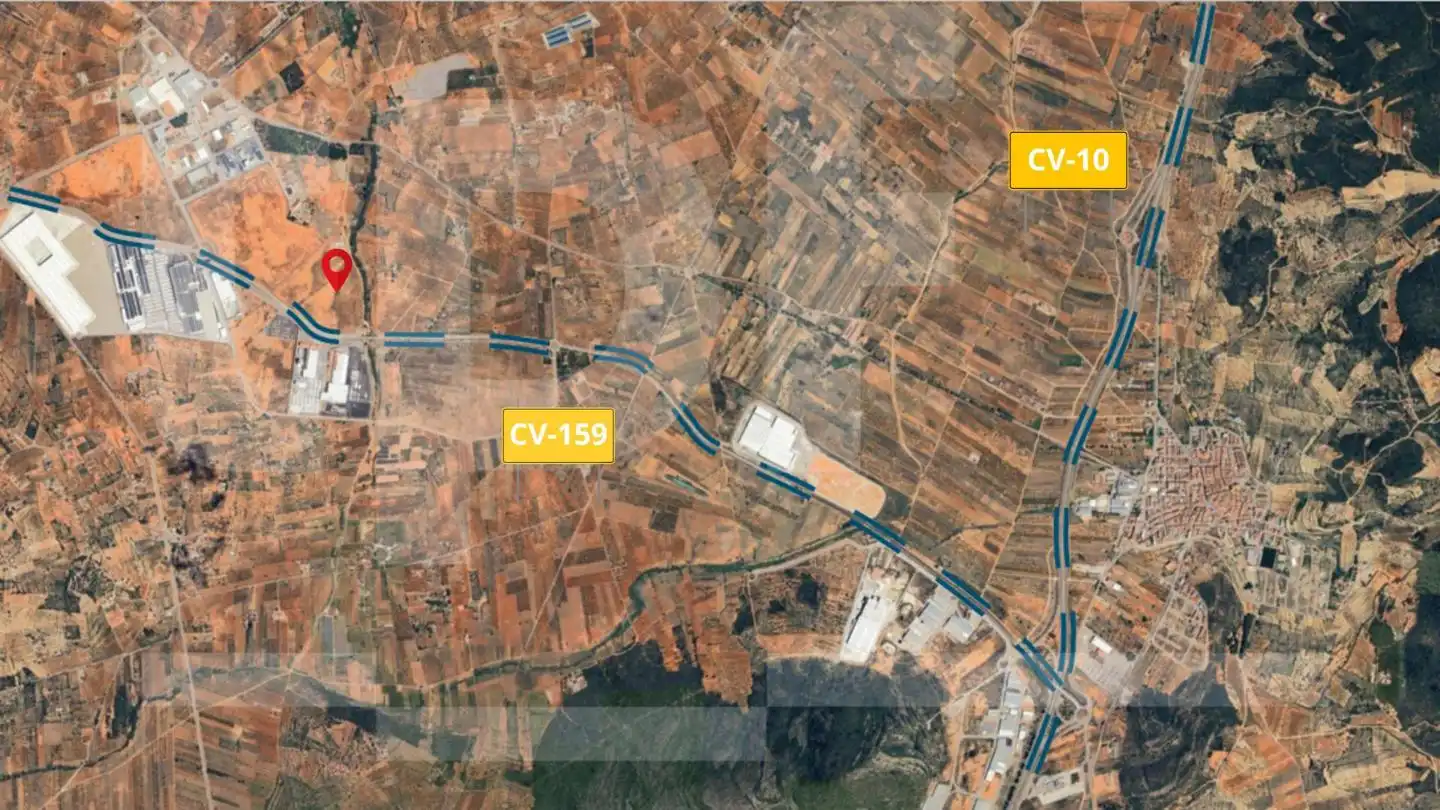 Terreno industrial en venta en Vall d'Alba