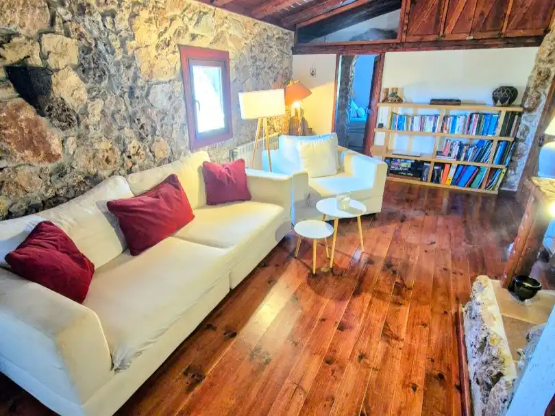 Sala d'estar de Casa o xalet de lloguer en Sa Pobla amb Calefacció, Jardí privat i Terrassa