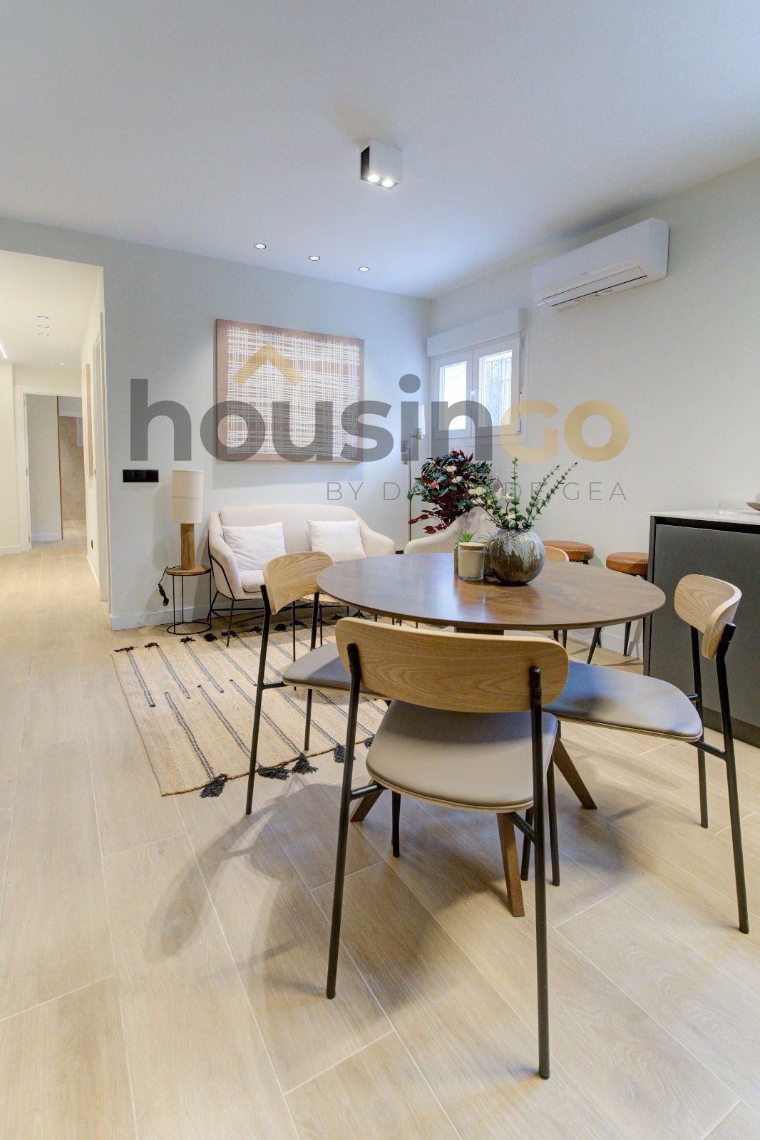 Dining room of Flat for sale in  Madrid Capital  with Air Conditioner and Heating