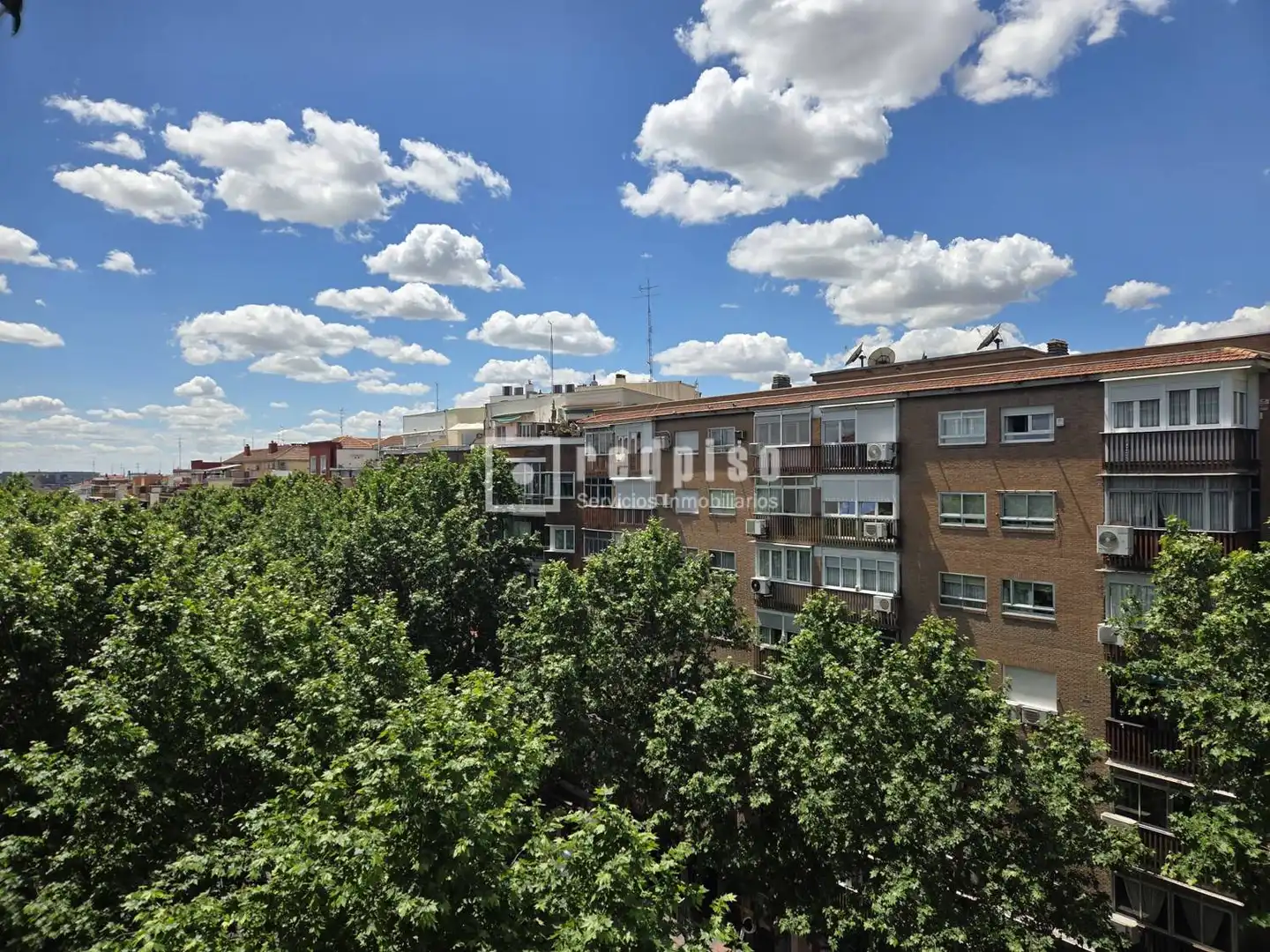 Vista exterior de Pis en venda en Madrid amb Calefacció, Jardí privat i Parquet